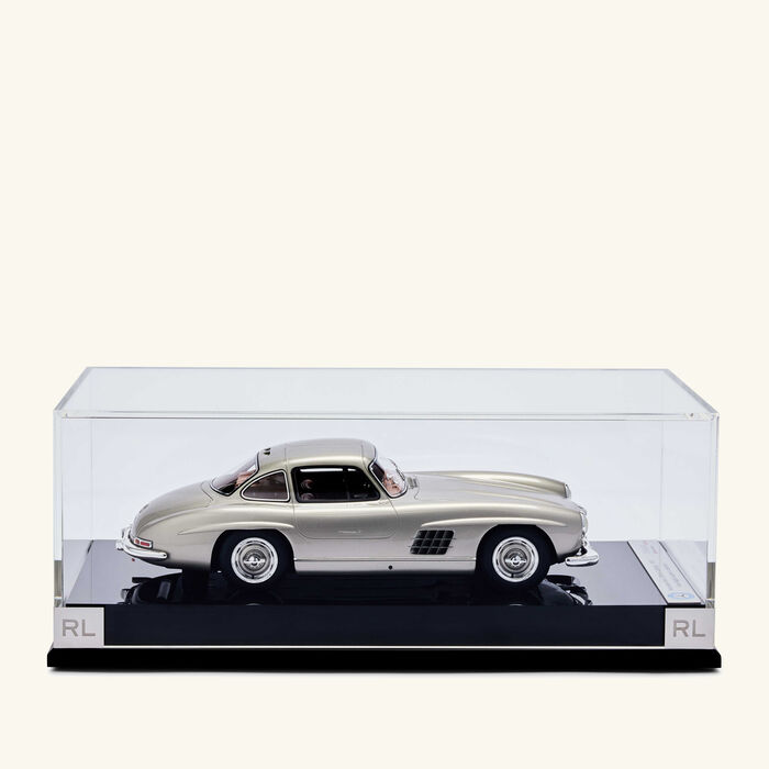 ralph lauren home mercedes benz 300sl gullwing coupe model car medium silver