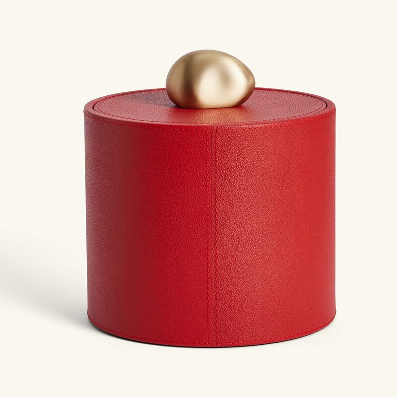 Pebble Trinket Box Red assouline pebble trinket box red