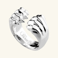 Patte de Lion Open Ring Sterling Silver Size 53 christofle patte de lion open ring sterling silver size 53