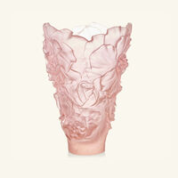 daum camellia vase large pink