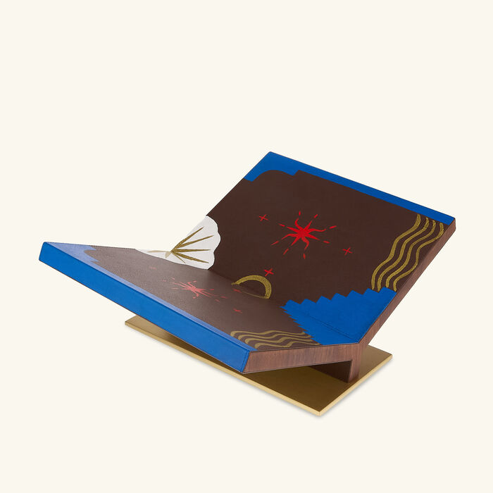 assouline collector classic bookstand brown