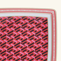 versace la greca trinket tray square red