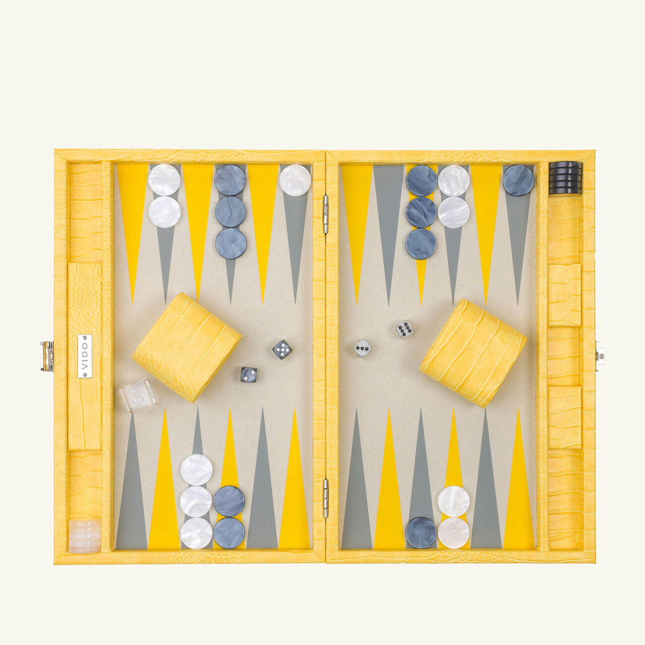 مجموعة طاولة الزهر أليجيتور متوسطة الحجم فيدو مجموعة طاولة الزهر أليجيتور متوسطة الحجم