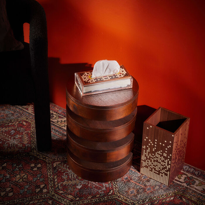 aya the art of living masjid al nabawi tissue box brown