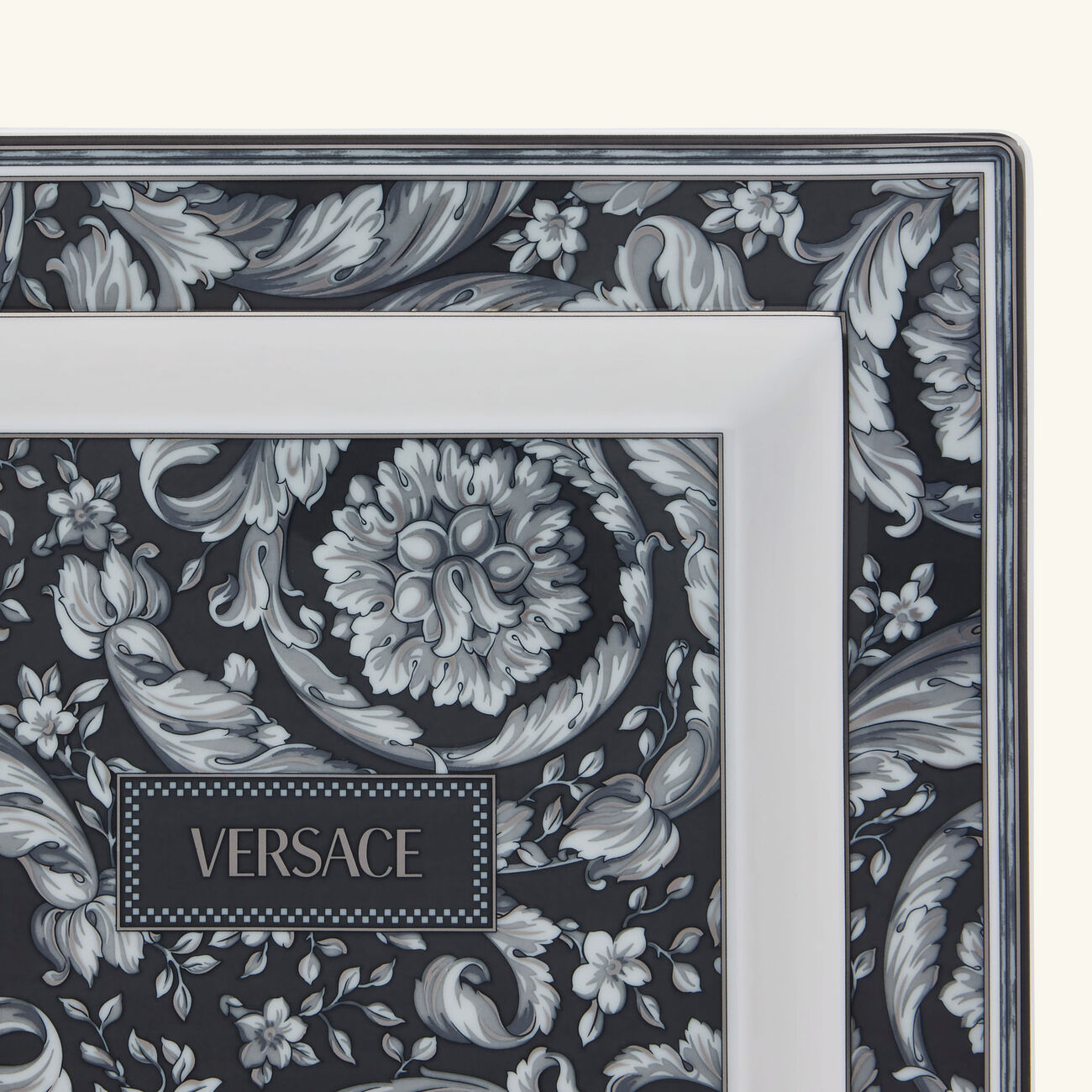 versace barocco trinket tray square medium