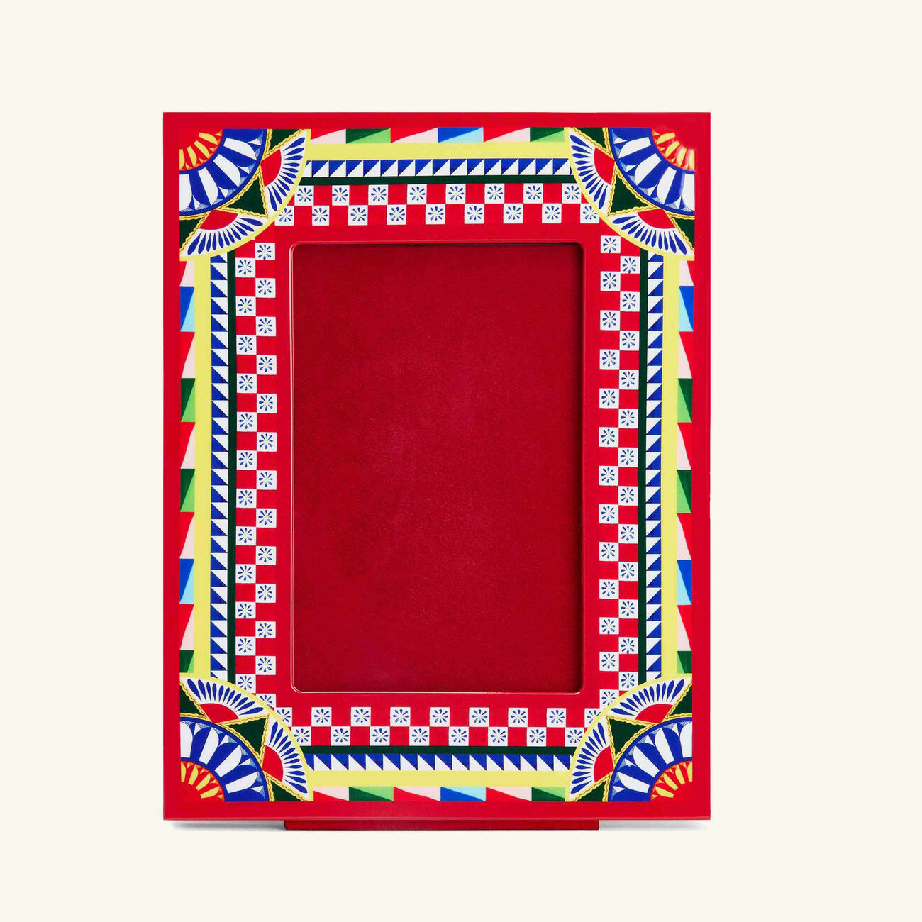 dolce gabbana casa carretto wooden picture frame pattern 17x22cm
