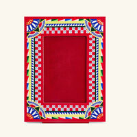 dolce gabbana casa carretto wooden picture frame pattern 17x22cm