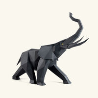 lladro iridiscent panther sculpture small