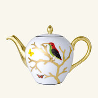 bernardaud aux oiseaux tea set gold