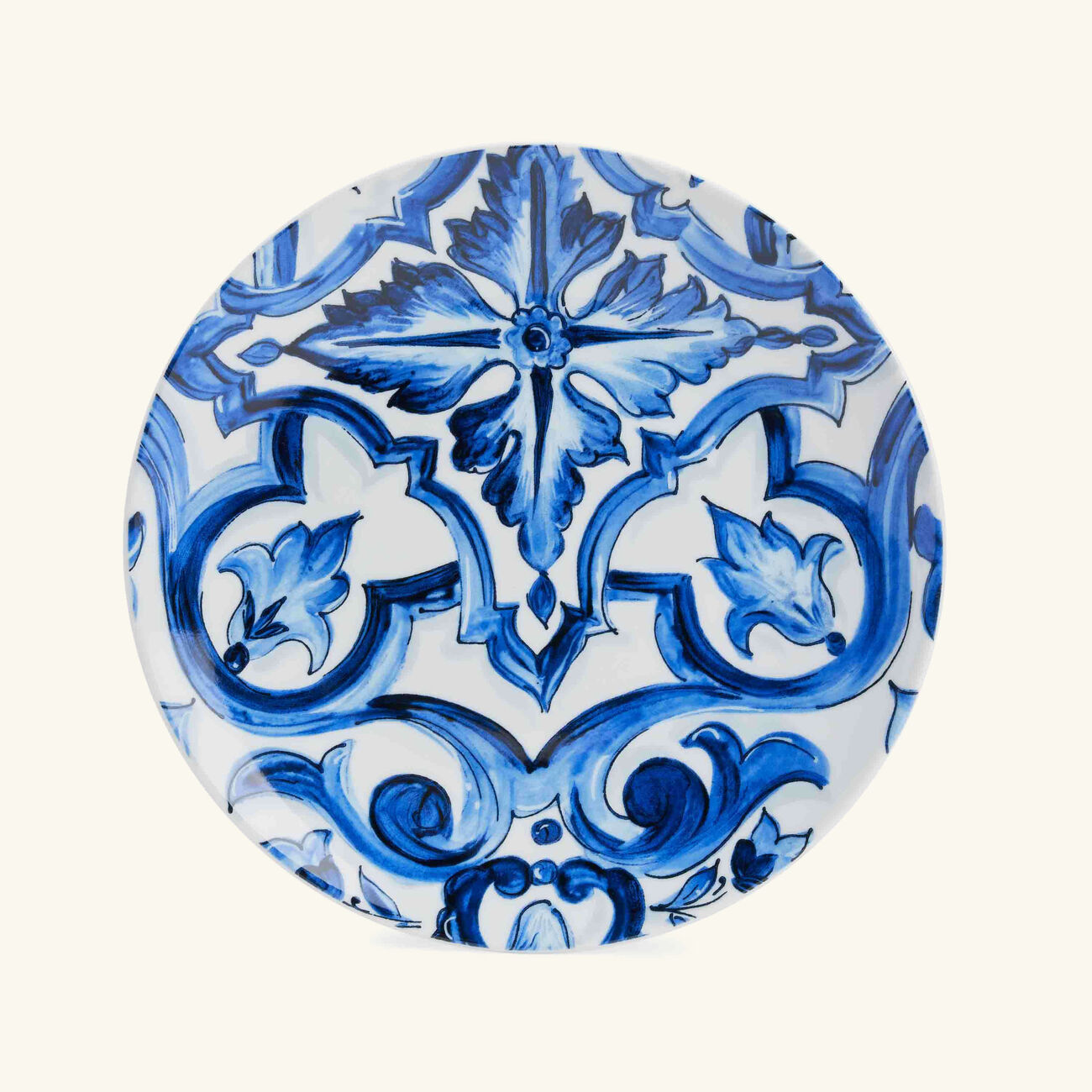 dolce gabbana casa blu mediterraneo stella dinner plate blue round 26cm set of 2