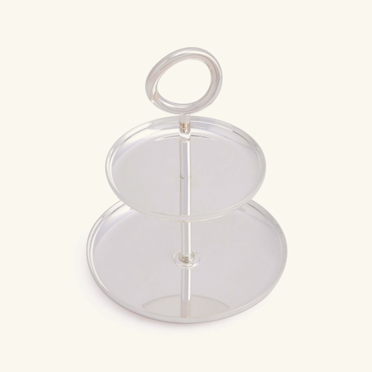christofle vertigo cake stand silver plated