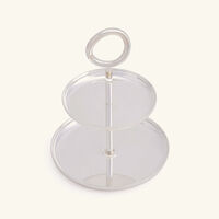christofle vertigo cake stand silver plated