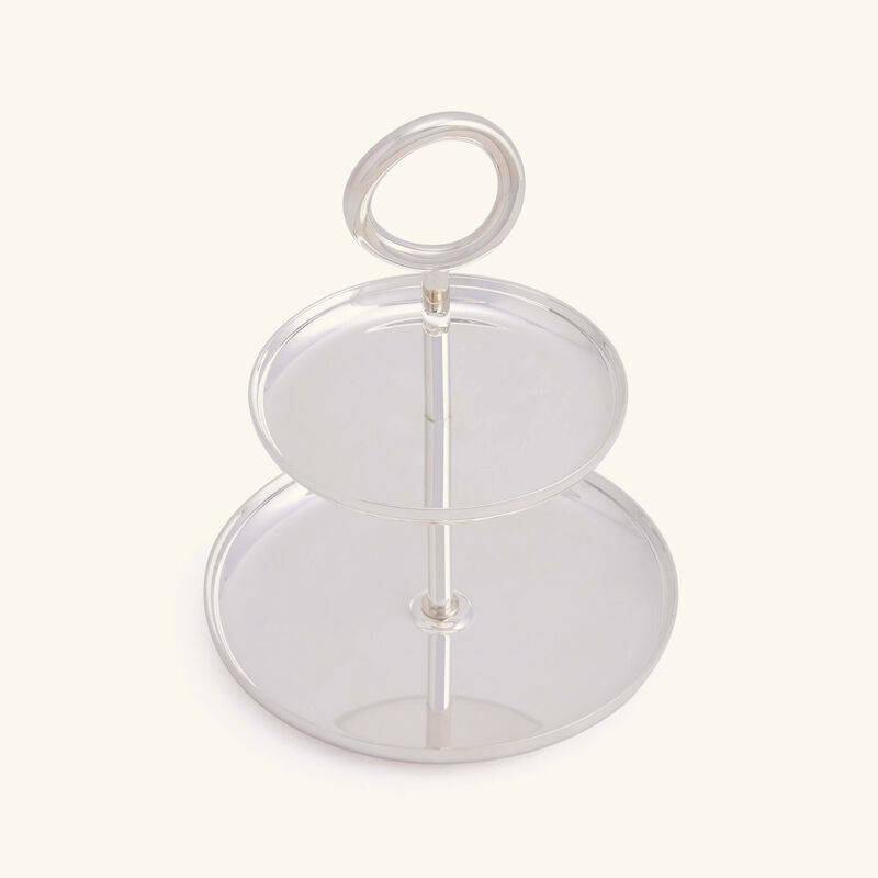 christofle vertigo cake stand silver plated