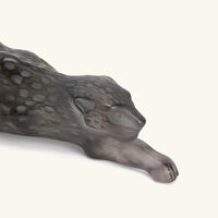 lalique zeila panther sculpture medium gold