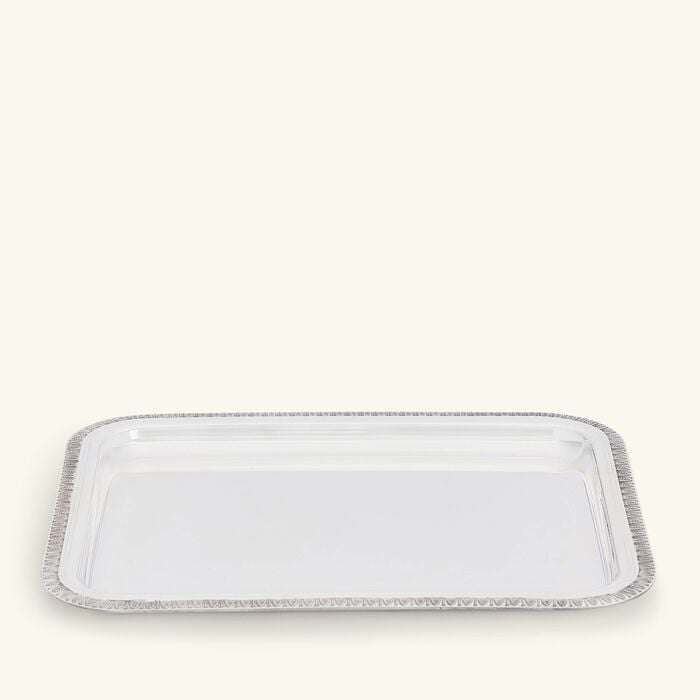 christofle malmaison serving tray rectangular small silver plated 20cm