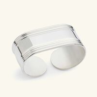christofle open marie rose napkin ring silver