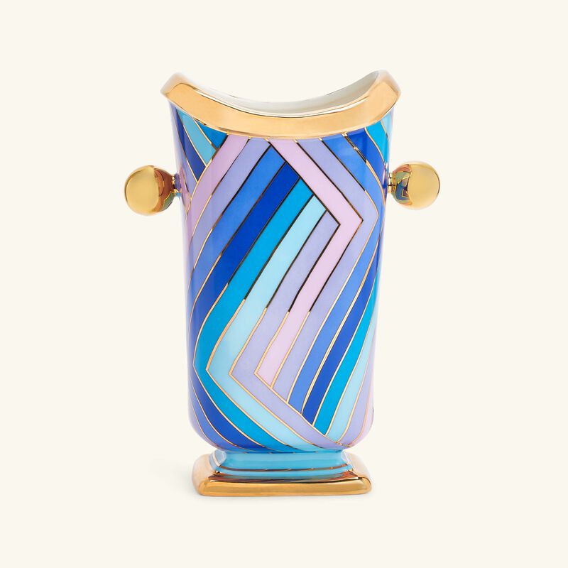Scala Vase Medium Blue jonathan adler scala vase medium blue