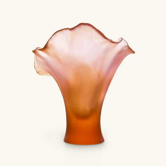 daum arum vase small orange