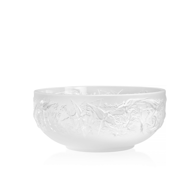 Clear Hirondelles Bowl Clear Hirondelles Bowl, large