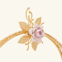 villari extravaganza serving basket gold