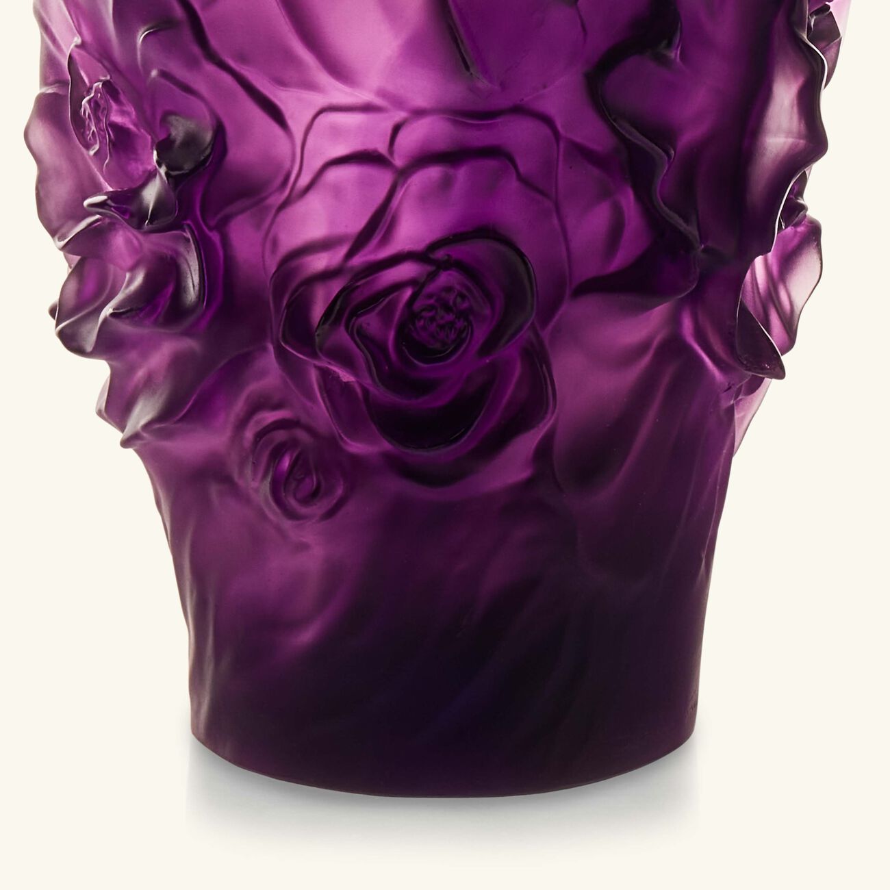 daum camellia vase large purple