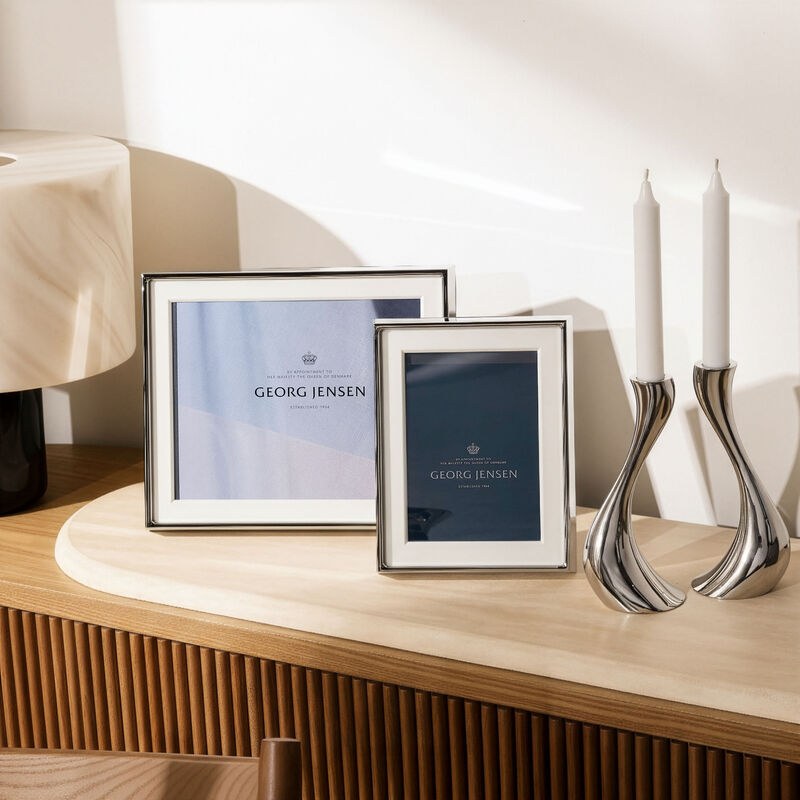 Deco Picture Frame Silver Medium georg jensen deco picture frame silver medium