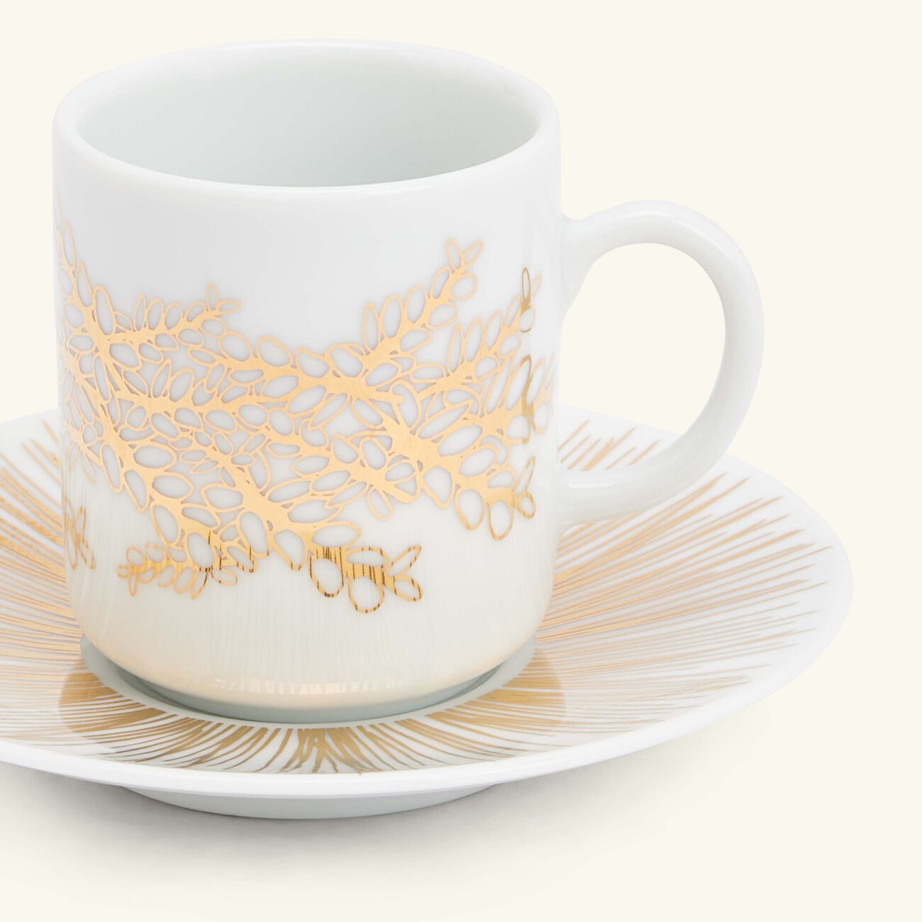 silsal tamrah by razan alazzouni tara coffee cup   saucer gold set of 2