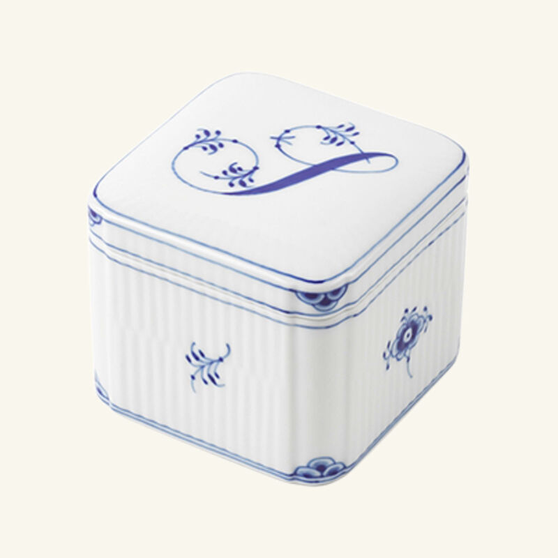 Alphabet Collection S Bonbonniere Box White royal copenhagen alphabet collection s bonbonniere box white