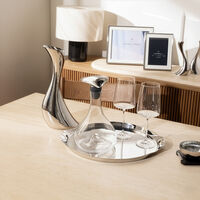 georg jensen wine   bar decanter clear