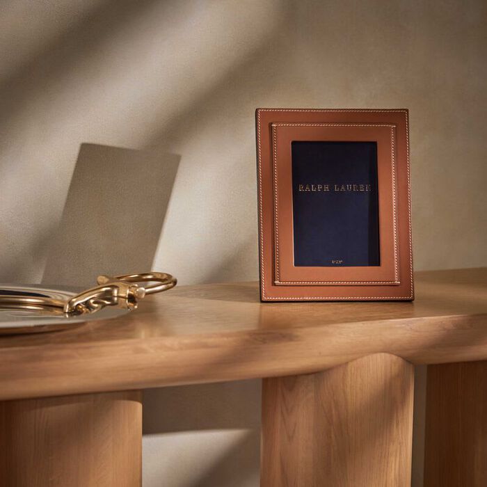 ralph lauren home brennan picture frame brown 12x17cm