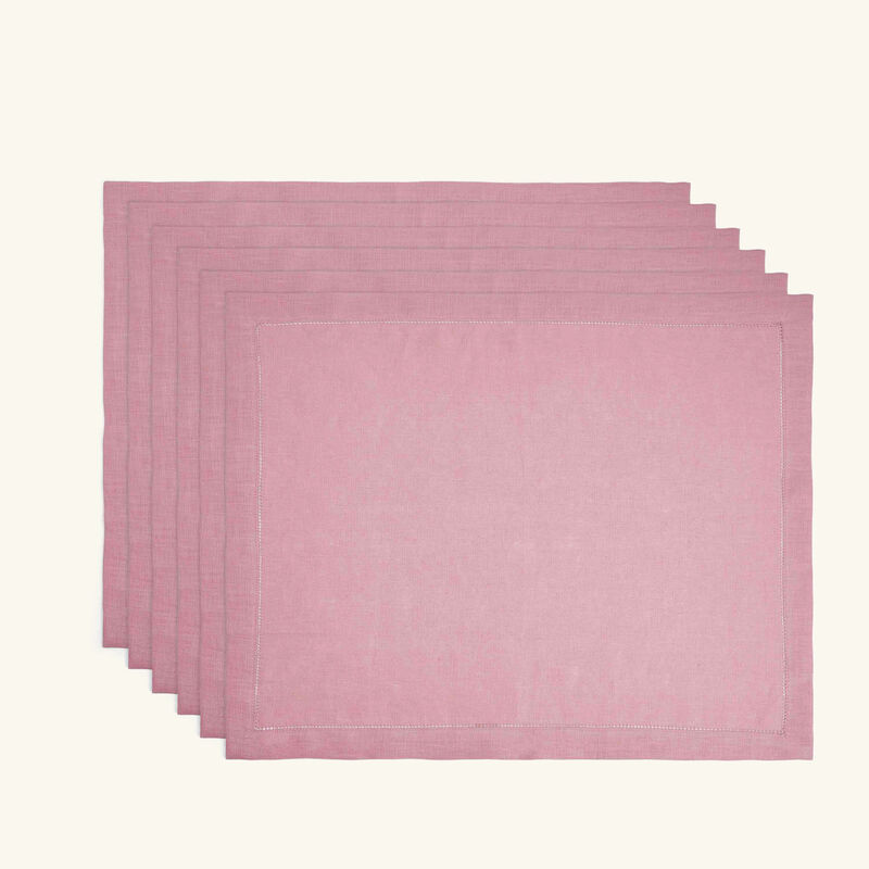 catherine denoual feliz placemat pink set of 6