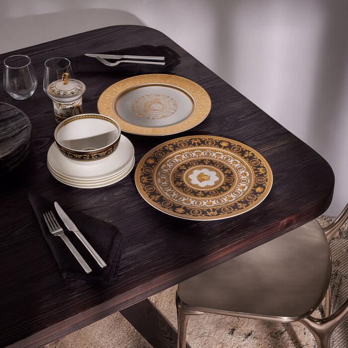 versace i love baroque charger plate round gold 33cm
