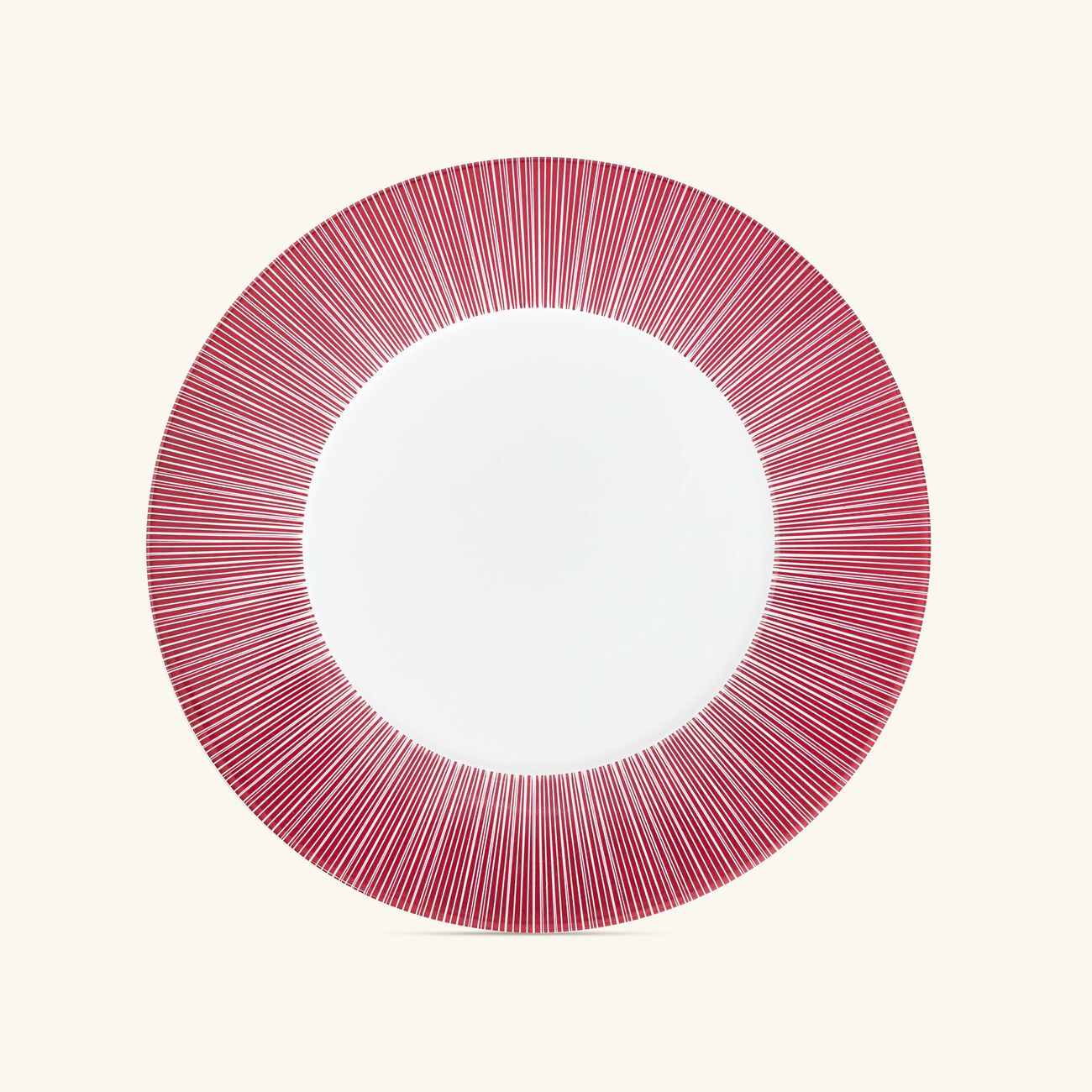 Sol Service Plate Round Red 31cm bernardaud sol service plate round red 31cm