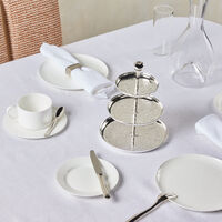 christofle jardin d eden cake stand silver plated