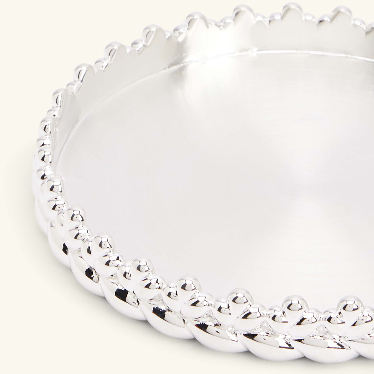 christofle babylone candle holder silver plated