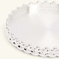 christofle babylone candle holder silver plated