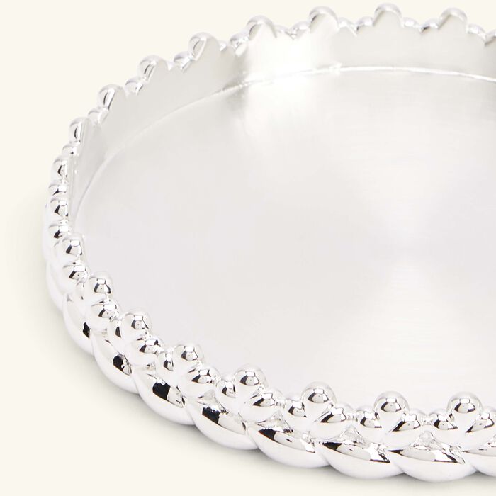 christofle babylone candle holder silver plated