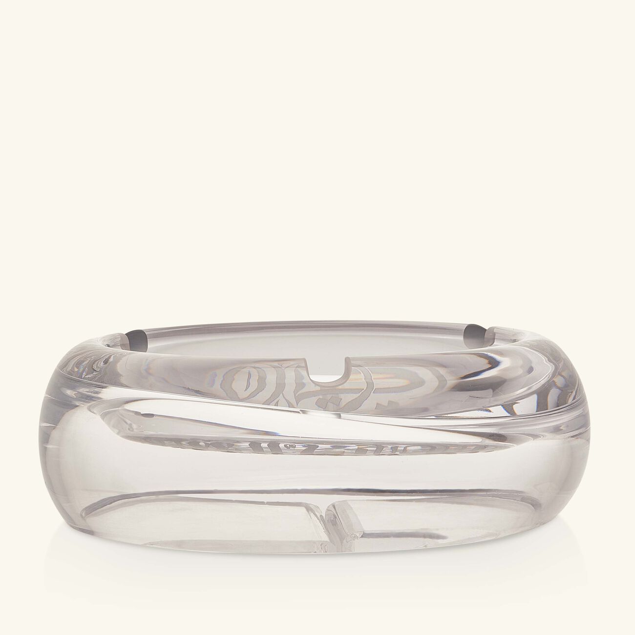 dimlaj qamar ashtray round clear