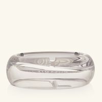 dimlaj qamar ashtray round clear