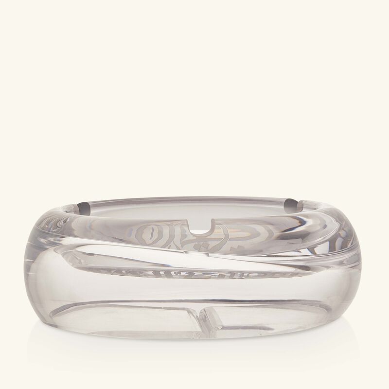 dimlaj qamar ashtray round clear