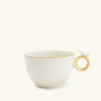 villari butterfly tea cup saucer white
