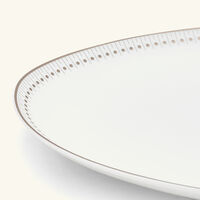 christofle malmaison imp riale serving platter oval white 38cm