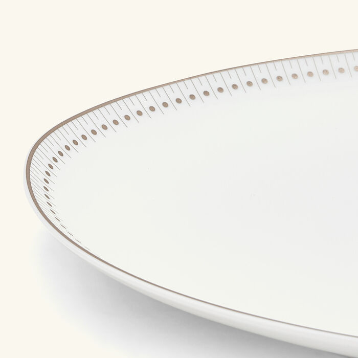 christofle malmaison imp riale serving platter oval white 38cm