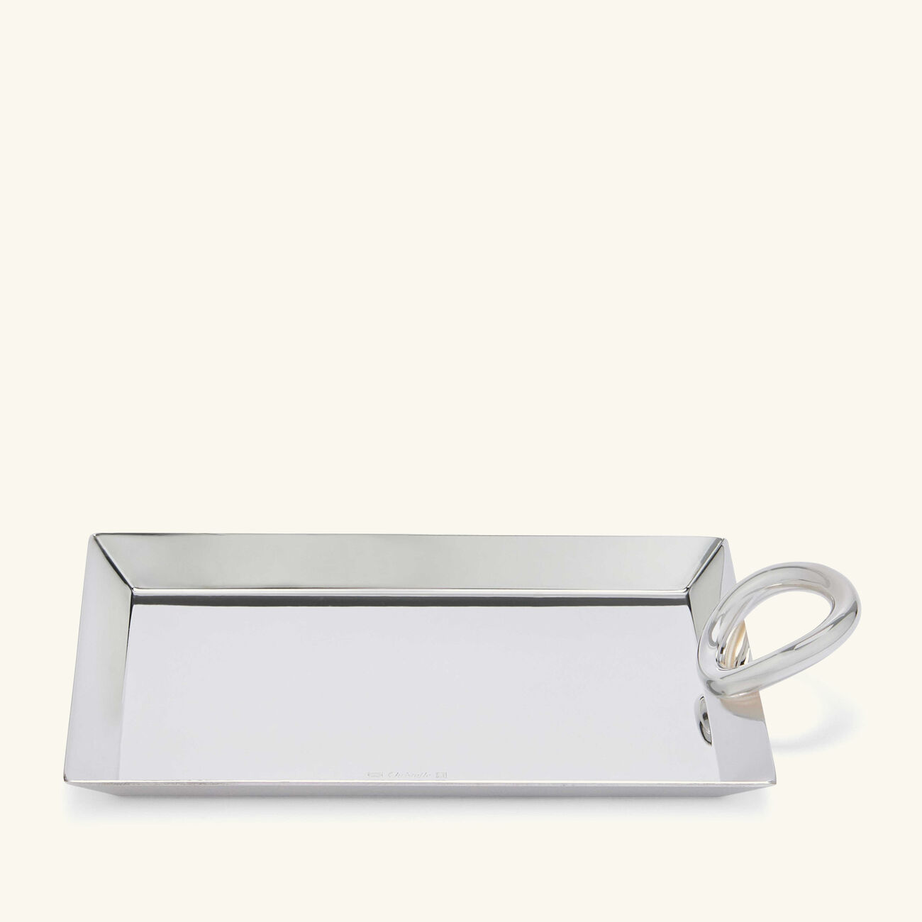 christofle vertigo business card tray silver plated
