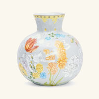 ginori 1735 giardino dell iris vase medium grey