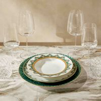 haviland r ves du nil soup plate green set of 2