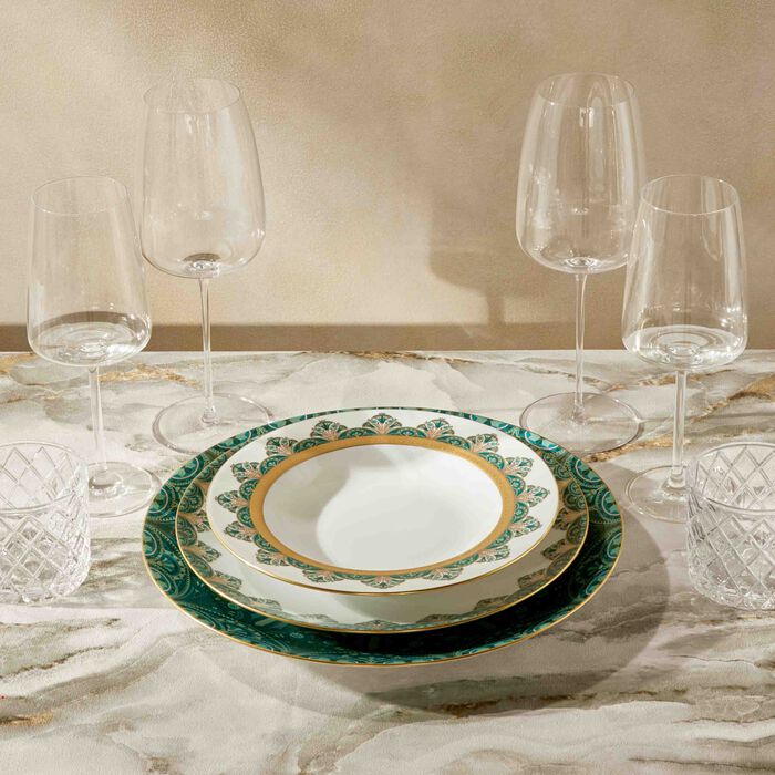 haviland r ves du nil soup plate green set of 2