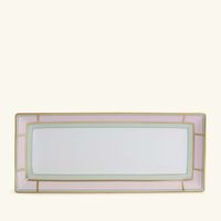 ginori 1735 diva serving platter rectangluar pink 29cm