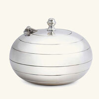christofle ashtray round mini silver plated