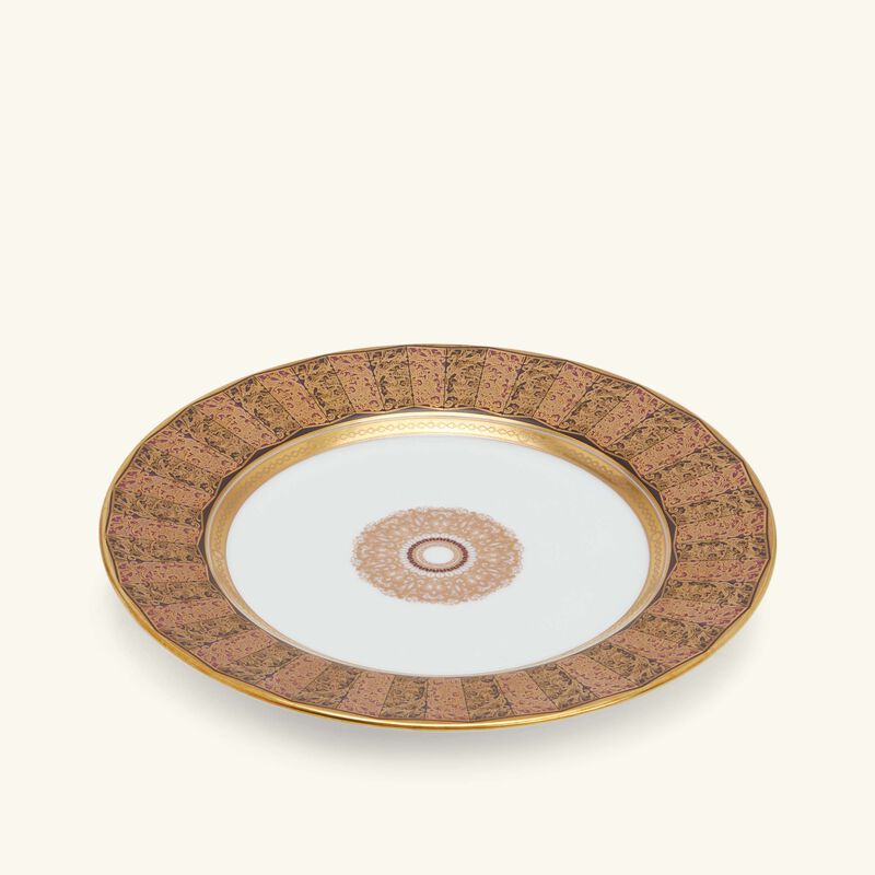 bernardaud eventail bread butter plate round gold 16cm